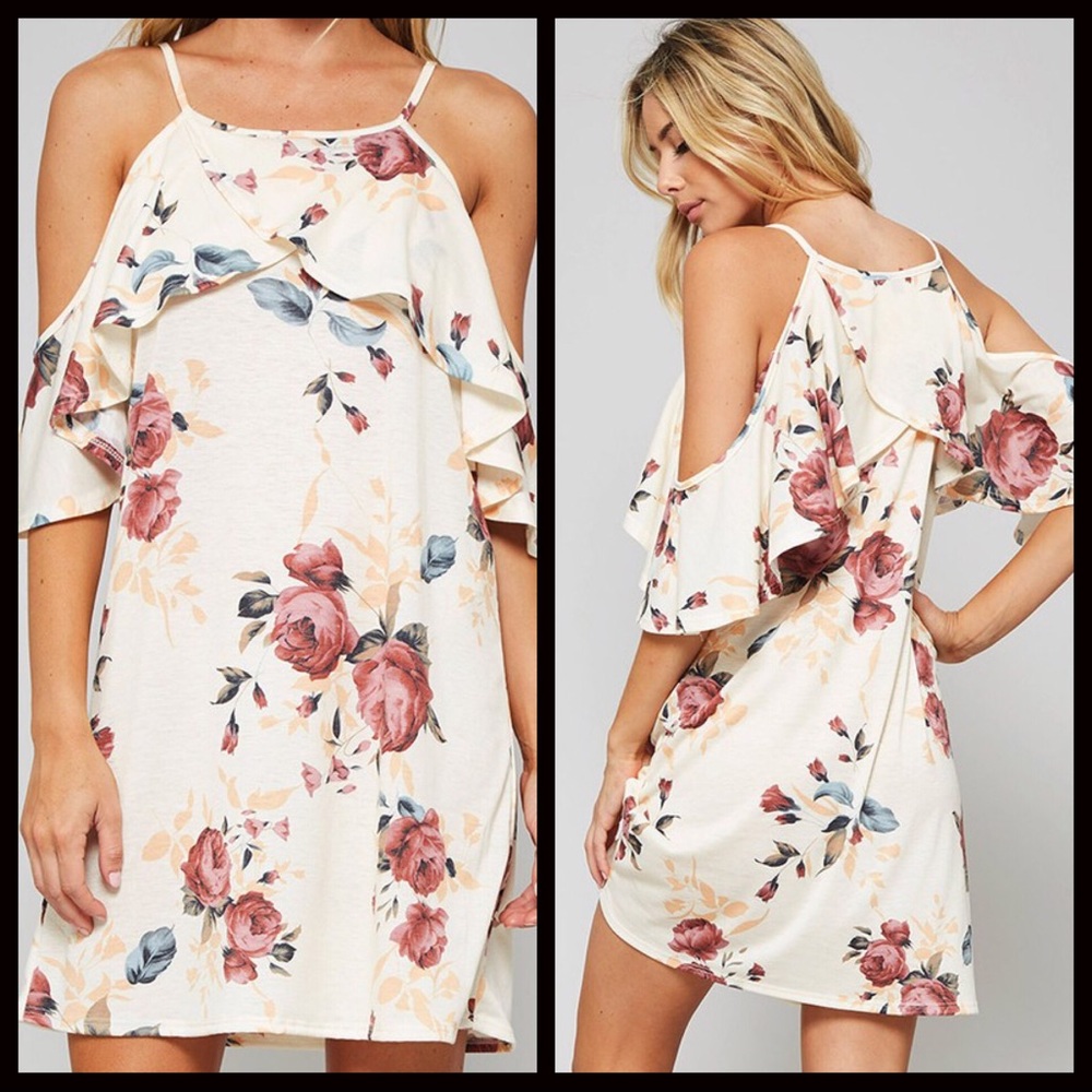 SUMMER CLEARANCE‼️Cold Shoulder Mini - Picture 2 of 2